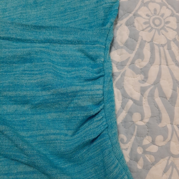 Maurices XL surplice teal blue sweater top - Picture 6 of 6